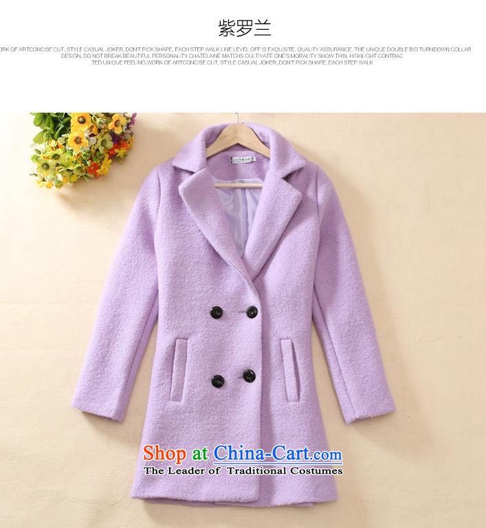 Yuk-yu Heung 2015 autumn and winter large new women's double-jacket ni-gross? coats Gray L picture, prices, brand platters! The elections are supplied in the national character of distribution, so action, buy now enjoy more preferential! As soon as possible.