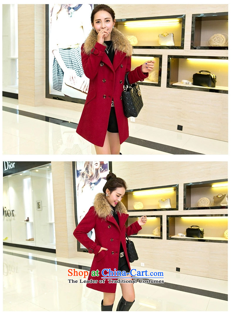 Statements were made by the 2015 autumn and winter Lau replacing the new Korean version of Sau San over the medium to longer term for women?? Jacket coat, gross red XXL picture, prices, brand platters! The elections are supplied in the national character of distribution, so action, buy now enjoy more preferential! As soon as possible.