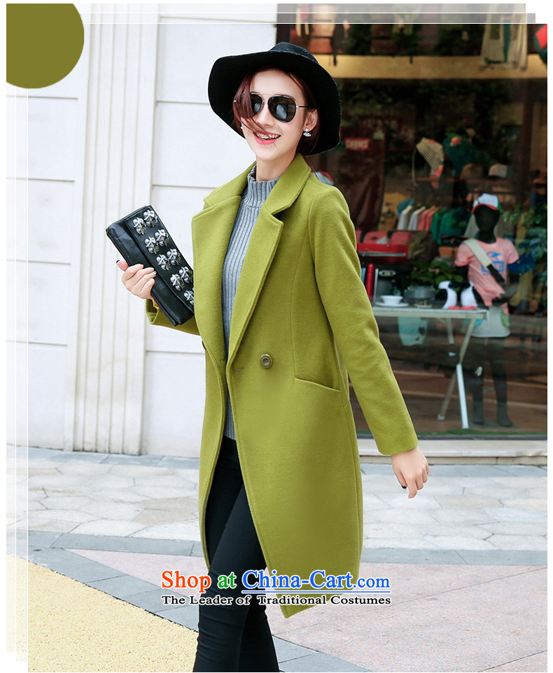 Sin has been gross? 2015 winter coats female new Korean jacket in Sau San Mao? long coats female jacket cashmere? red L picture, prices, brand platters! The elections are supplied in the national character of distribution, so action, buy now enjoy more preferential! As soon as possible.