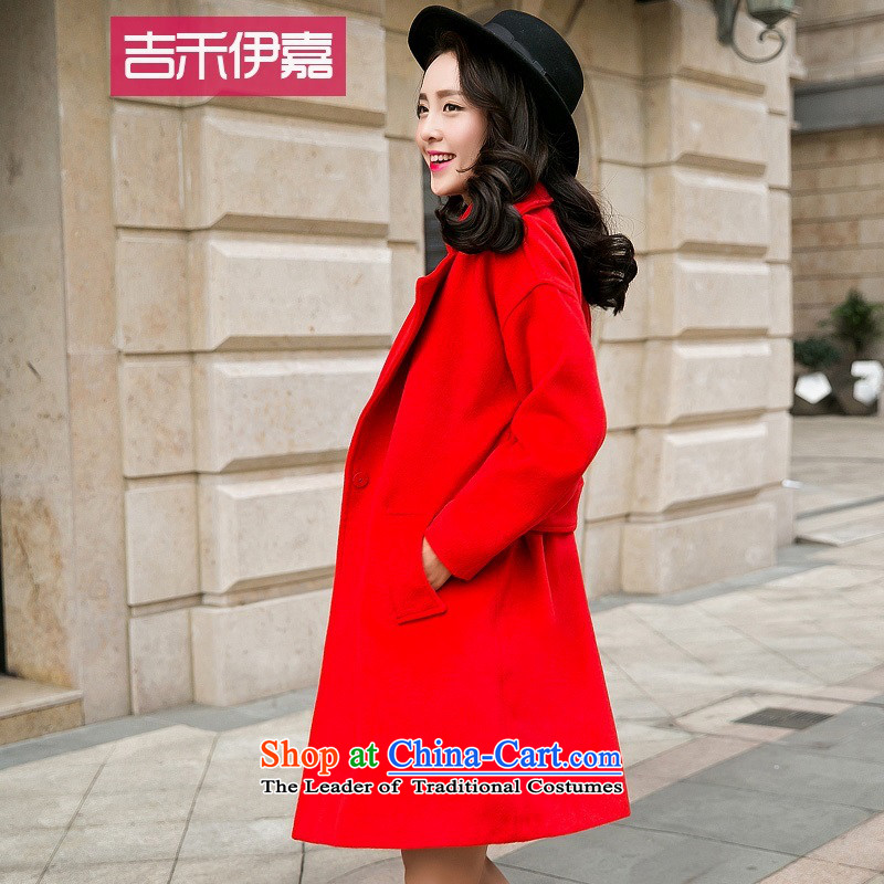 Gil Wo Ika large relaxd winter bride a marriage to pregnant women door bows dress evening red jacket thick MM Gross? female RED M Gil Wo Ika shopping on the Internet has been pressed.