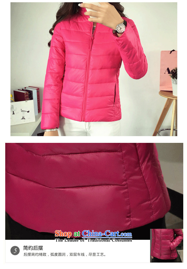 Spray gel 2015 Winter 朶 new to xl downcoat female Short thin, thin thick MM Sau San video cotton coat large warm jacket 388 wine red XXXL picture, prices, brand platters! The elections are supplied in the national character of distribution, so action, buy now enjoy more preferential! As soon as possible.