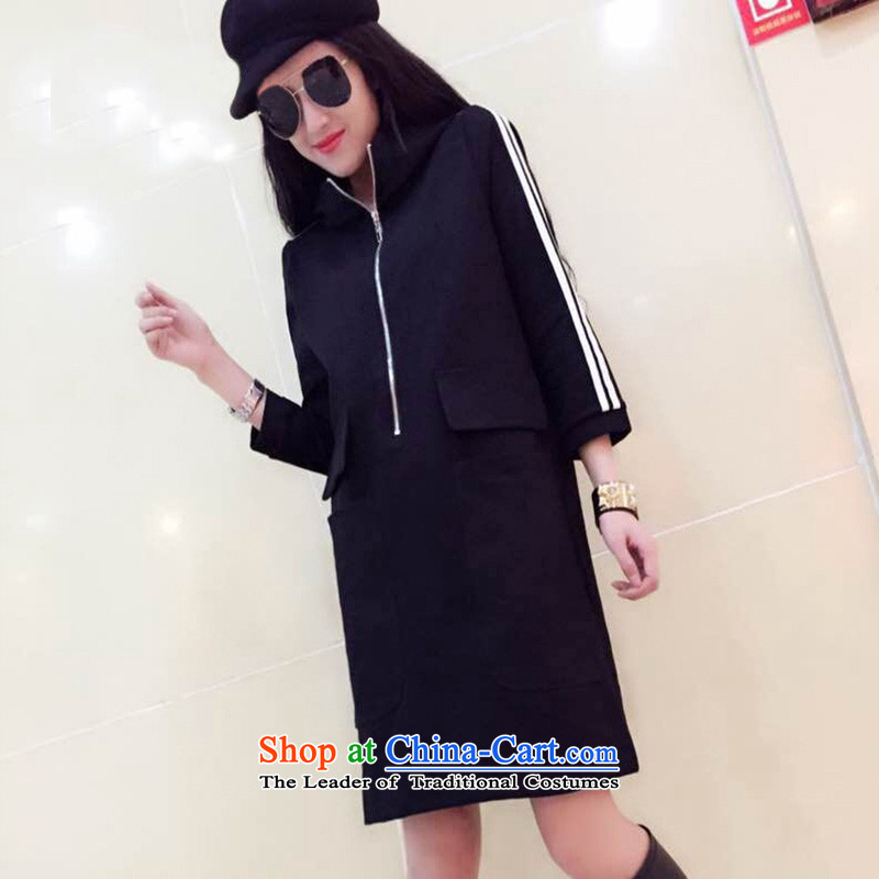 Elizabeth sub-to increase women's code 2015 new autumn and winter very casual freight services thick MM long sweater dresses K385 3XL black picture, prices, brand platters! The elections are supplied in the national character of distribution, so action, buy now enjoy more preferential! As soon as possible.