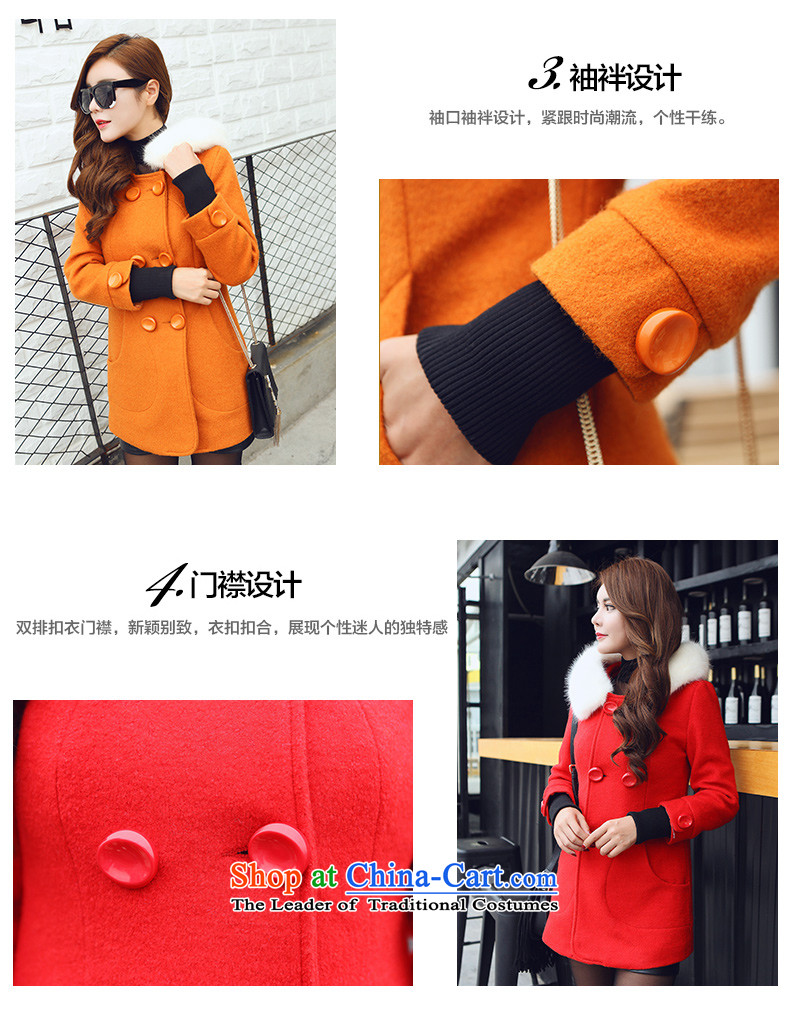 In accordance with the amount that hundreds of coat 2015 autumn and winter new Korean female decorated in the body of the solid color hoodie 1556 Yellow L picture, prices, brand platters! The elections are supplied in the national character of distribution, so action, buy now enjoy more preferential! As soon as possible.