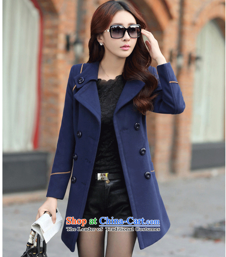 In accordance with the sovereign will optimize jacket coat female autumn and winter 2015) Women's jacket Choo Won Edition Video thin hair so Sau San coats 8858A female wine red L picture, prices, brand platters! The elections are supplied in the national character of distribution, so action, buy now enjoy more preferential! As soon as possible.