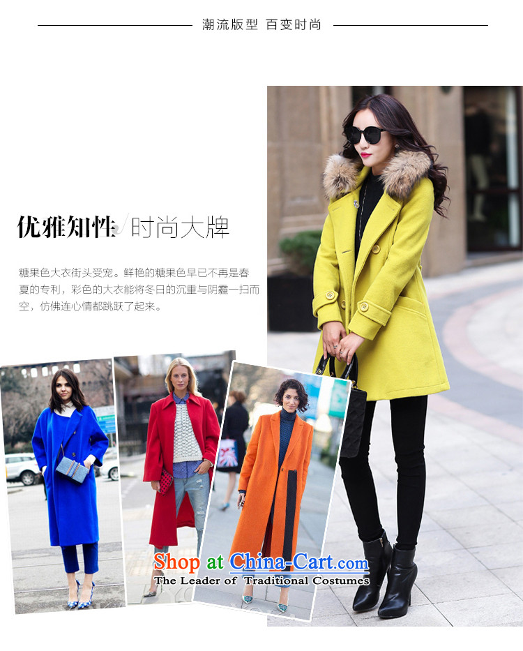 Van de  2015 Fall/Winter Collections women new gross girls jacket? Long Sau San double-gross collar cap a wool coat female Fluorescent Green M picture, prices, brand platters! The elections are supplied in the national character of distribution, so action, buy now enjoy more preferential! As soon as possible.