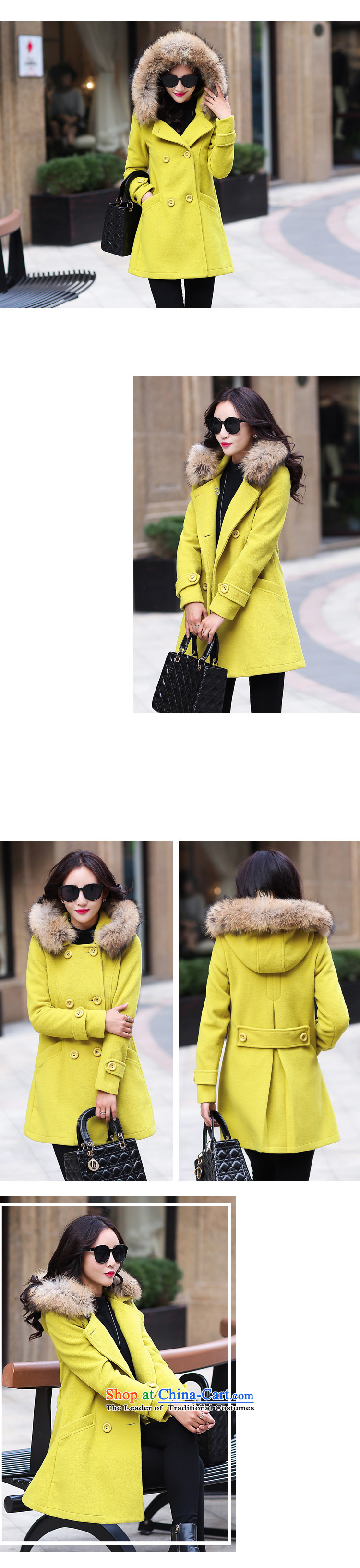 Van de  2015 Fall/Winter Collections women new gross girls jacket? Long Sau San double-gross collar cap a wool coat female Fluorescent Green M picture, prices, brand platters! The elections are supplied in the national character of distribution, so action, buy now enjoy more preferential! As soon as possible.