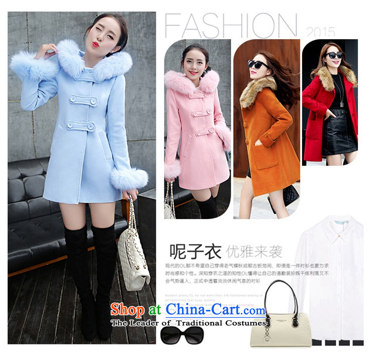 2015 winter clothing New Sau San with cap for fresh really fox gross a wool coat type 8618  M pictures, prices of pink, brand platters! The elections are supplied in the national character of distribution, so action, buy now enjoy more preferential! As soon as possible.