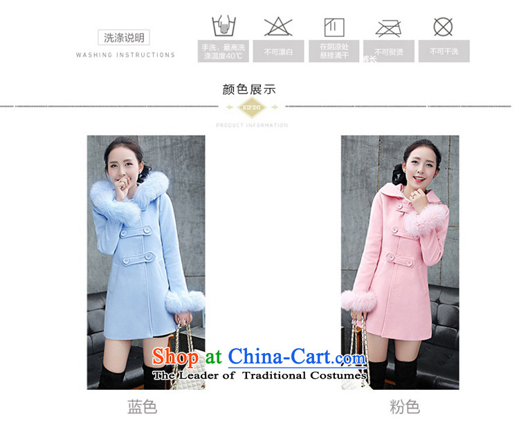 2015 winter clothing New Sau San with cap for fresh really fox gross a wool coat type 8618  M pictures, prices of pink, brand platters! The elections are supplied in the national character of distribution, so action, buy now enjoy more preferential! As soon as possible.