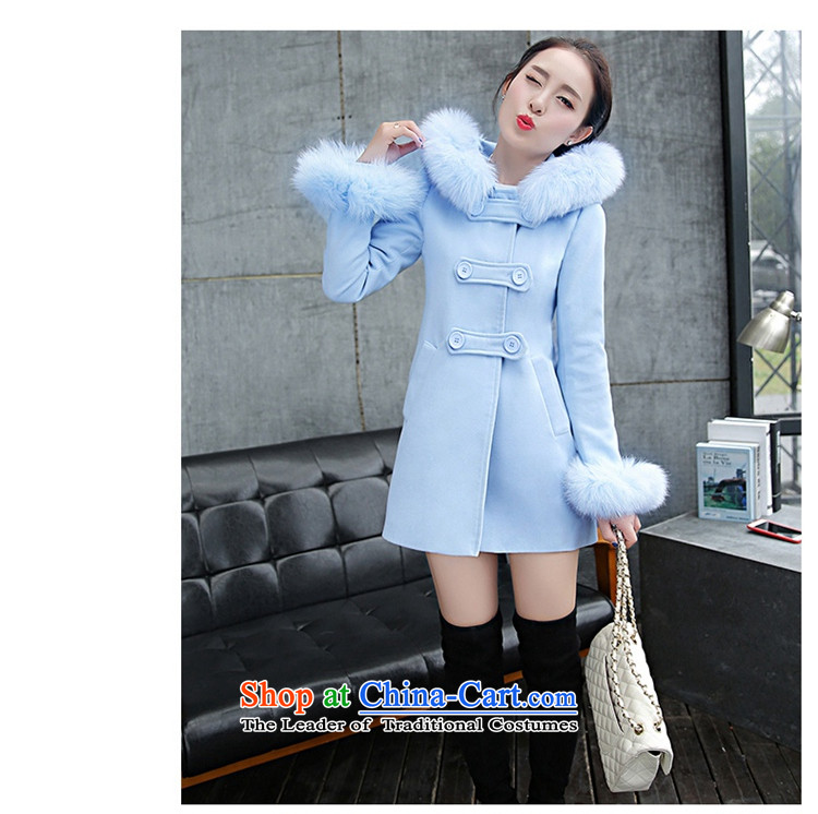 2015 winter clothing New Sau San with cap for fresh really fox gross a wool coat type 8618  M pictures, prices of pink, brand platters! The elections are supplied in the national character of distribution, so action, buy now enjoy more preferential! As soon as possible.