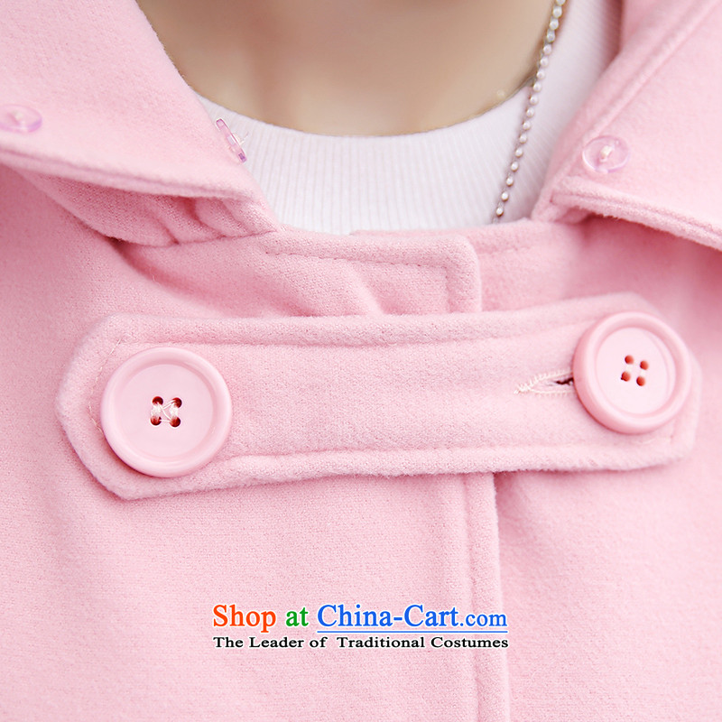 2015 winter clothing New Sau San with cap for fresh really fox gross a wool coat type 8618  M, Kano Cisco Ki Pink (KANUOSIQI) , , , shopping on the Internet