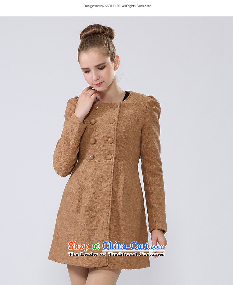 A yi wu 2015 winter clothing New Sau San double-medium to long term, in gross? a long-sleeved jacket wool coat CC24397337 orange M picture, prices, brand platters! The elections are supplied in the national character of distribution, so action, buy now enjoy more preferential! As soon as possible.