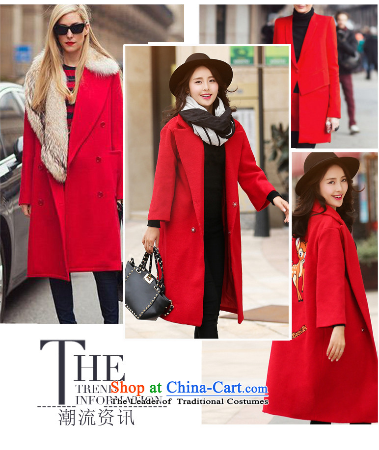 2015 winter coats new Korean women? with patterns of small trend graphics and slender? jacket 603 gross red XL Photo, prices, brand platters! The elections are supplied in the national character of distribution, so action, buy now enjoy more preferential! As soon as possible.