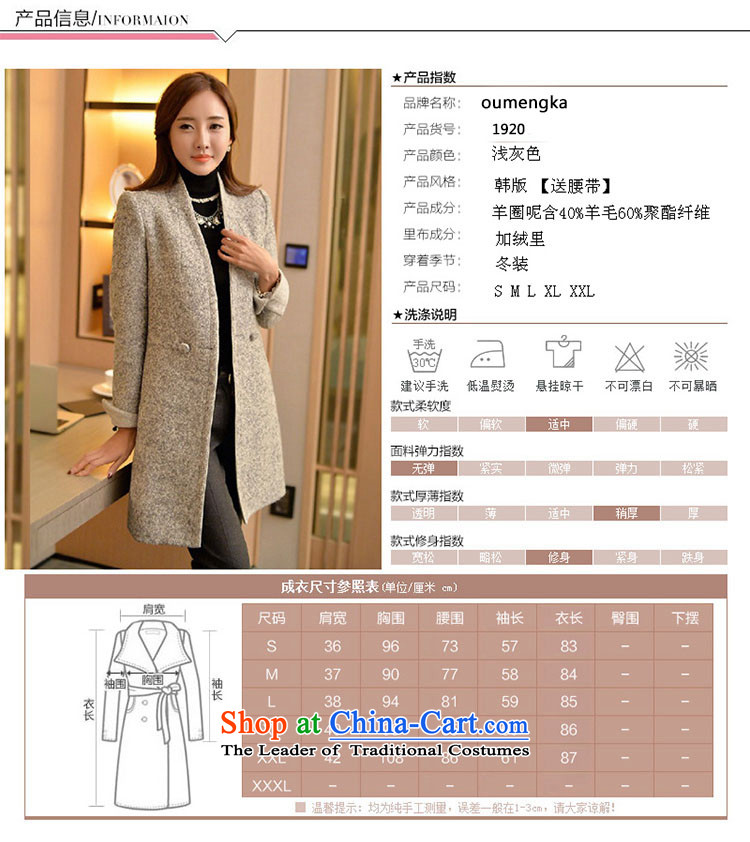 Visit Card Jacket Women 2015 gross? winter for women in Korean long plus 