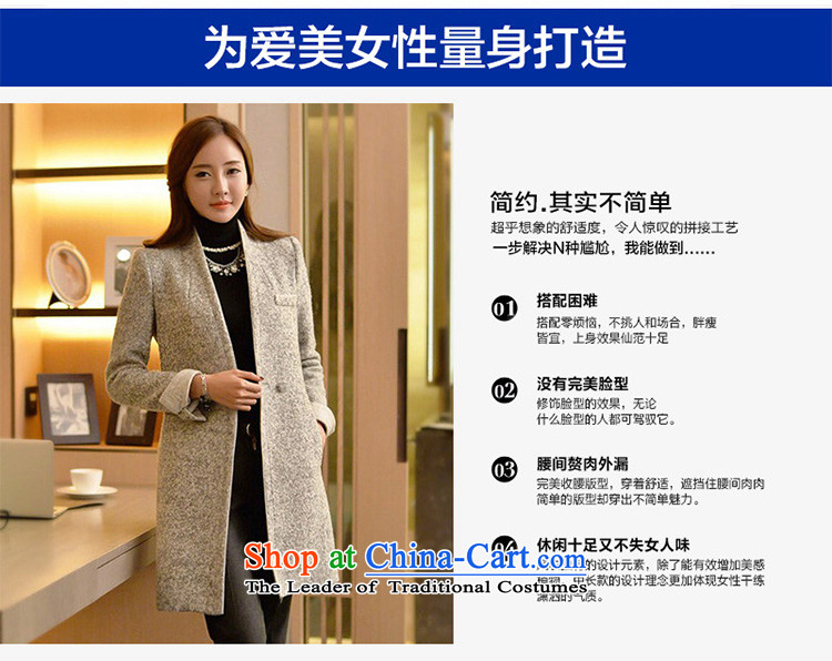 Visit Card Jacket Women 2015 gross? winter for women in Korean long plus 