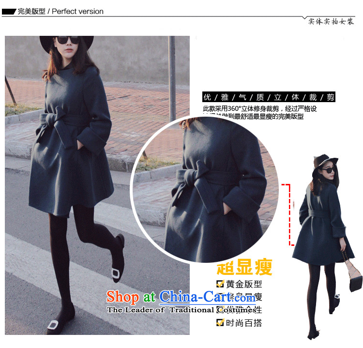 (d Sharma, Korean female jacket? 2015 wool autumn and winter New Sau San video thin foutune tether strap over the medium to longer term, a wool coat female gray M picture, prices, brand platters! The elections are supplied in the national character of distribution, so action, buy now enjoy more preferential! As soon as possible.