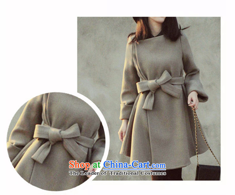 (d Sharma, Korean female jacket? 2015 wool autumn and winter New Sau San video thin foutune tether strap over the medium to longer term, a wool coat female gray M picture, prices, brand platters! The elections are supplied in the national character of distribution, so action, buy now enjoy more preferential! As soon as possible.