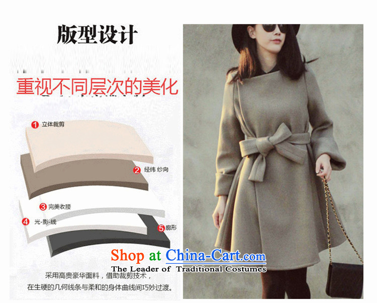 (d Sharma, Korean female jacket? 2015 wool autumn and winter New Sau San video thin foutune tether strap over the medium to longer term, a wool coat female gray M picture, prices, brand platters! The elections are supplied in the national character of distribution, so action, buy now enjoy more preferential! As soon as possible.