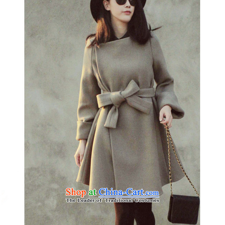 (d Sharma, Korean female jacket? 2015 wool autumn and winter New Sau San video thin foutune tether strap over the medium to longer term, a wool coat female gray M picture, prices, brand platters! The elections are supplied in the national character of distribution, so action, buy now enjoy more preferential! As soon as possible.
