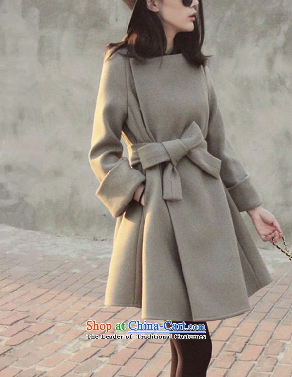 (d Sharma, Korean female jacket? 2015 wool autumn and winter New Sau San video thin foutune tether strap over the medium to longer term, a wool coat female gray M picture, prices, brand platters! The elections are supplied in the national character of distribution, so action, buy now enjoy more preferential! As soon as possible.