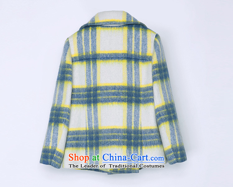 The OSA EURO 2015 Winter New Windsor female suits collar shape plaid double-gross SD523007 lemon yellow jacket? M picture, prices, brand platters! The elections are supplied in the national character of distribution, so action, buy now enjoy more preferential! As soon as possible.