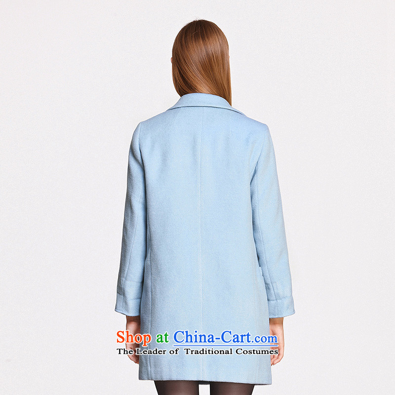 The OSA EURO 2015 Winter New Windsor female suits for coats female gross SD549003 pale pink jacket? Blue M, OSCE Lisa (O.SA) , , , shopping on the Internet