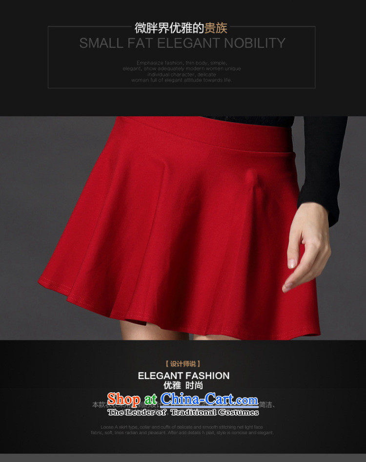 Morning to to increase women's code 2015 autumn and winter new stylish wild minimalist large large body of the European site like Susy Nagle skirt short skirts 5XL( elegant red recommendations 180-200 catty, prices, photo) Brand platters! The elections are supplied in the national character of distribution, so action, buy now enjoy more preferential! As soon as possible.