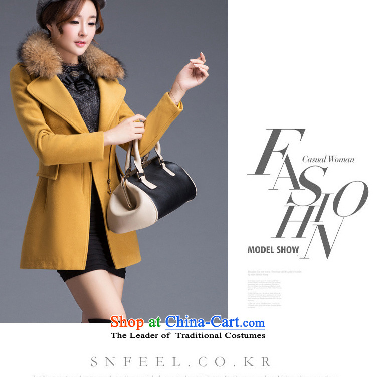 In the early morning of long-sleeved jacket is a temptation Gross Gross coats female Korean? In Long Sau San Korea a wool coat thick autumn and winter female ZYQ1020 YELLOW XXL picture, prices, brand platters! The elections are supplied in the national character of distribution, so action, buy now enjoy more preferential! As soon as possible.