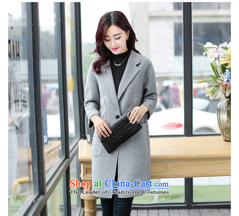 The law was the women's qi 2015 winter new Korean version of Sau San for long lap Gross Gross female wool coat? a wool coat large stylish coat autumn and winter pink without gross for M picture, prices, brand platters! The elections are supplied in the national character of distribution, so action, buy now enjoy more preferential! As soon as possible.