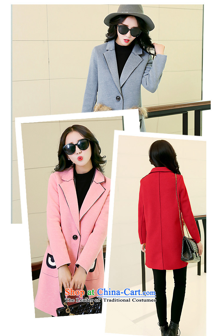   2015 Autumn and winter bathing in the coveted new eye lashes a wool coat girl in long  675 red XL Photo, prices, brand platters! The elections are supplied in the national character of distribution, so action, buy now enjoy more preferential! As soon as possible.