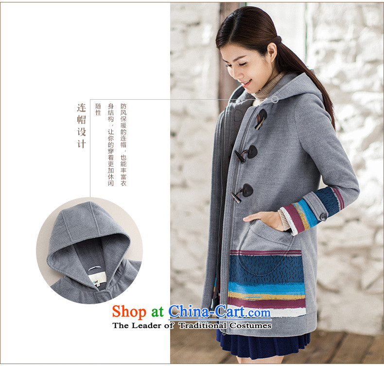 Athena Chu Cayman 2015 winter clothing new arts long coats)?? elections as soon as possible take 8543210097 jacket gray S picture, prices, brand platters! The elections are supplied in the national character of distribution, so action, buy now enjoy more preferential! As soon as possible.