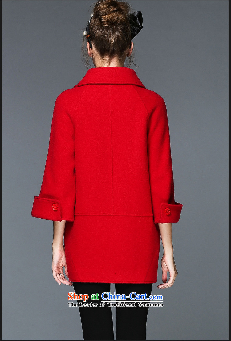 The Princess's 2015 winter coats new wool? female trendy code loose video thin double-a jacket Q088 RED L picture, prices, brand platters! The elections are supplied in the national character of distribution, so action, buy now enjoy more preferential! As soon as possible.