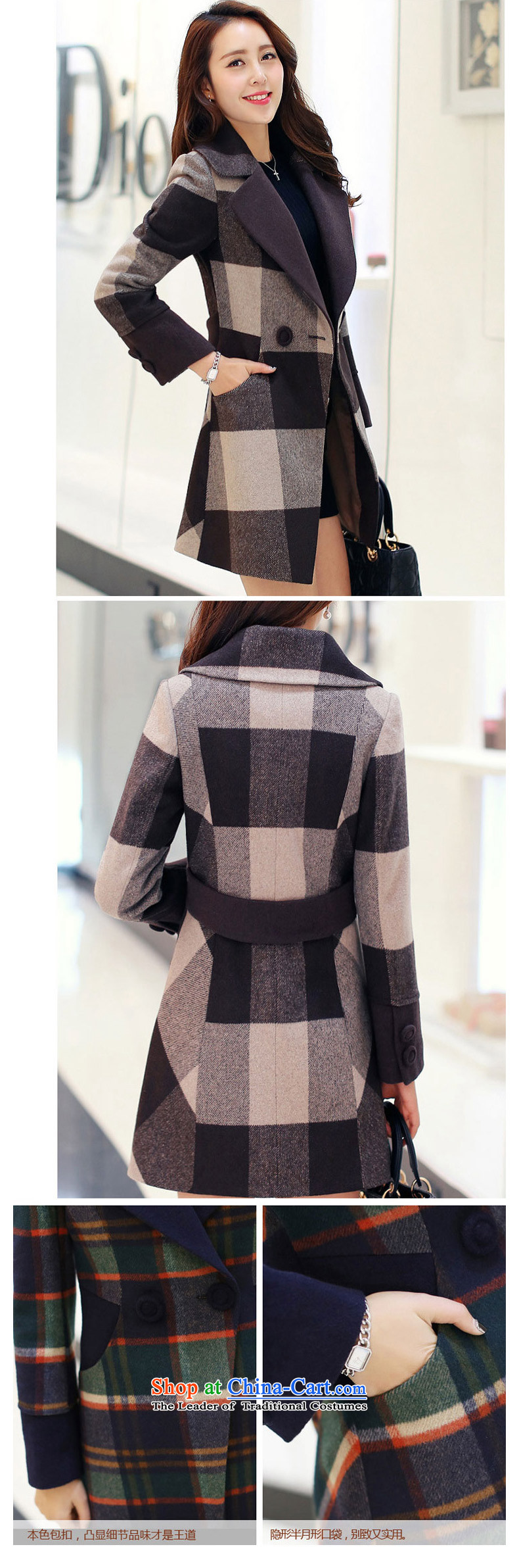 Recalling that the Korean version of Ms Elsie Leung female autumn and winter, double-sided, gross? coats of Navy WX 707 S picture, prices, brand platters! The elections are supplied in the national character of distribution, so action, buy now enjoy more preferential! As soon as possible.