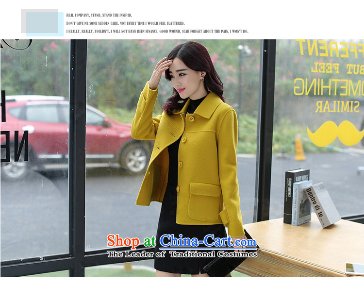 2015 Fall/Winter Collections new Korean women's gross so Sau San Jacket coat shirt short of the amount for a wool coat grass WONG L picture, prices, brand platters! The elections are supplied in the national character of distribution, so action, buy now enjoy more preferential! As soon as possible.