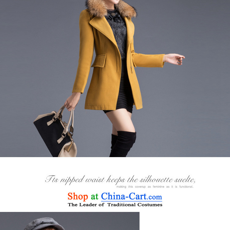 Happy Times (发南美州之夜) 2015 autumn and winter new women's new Sau San warm large stylish cashmere overcoat jacket gross temperament? large red XL Photo, prices, brand platters! The elections are supplied in the national character of distribution, so action, buy now enjoy more preferential! As soon as possible.