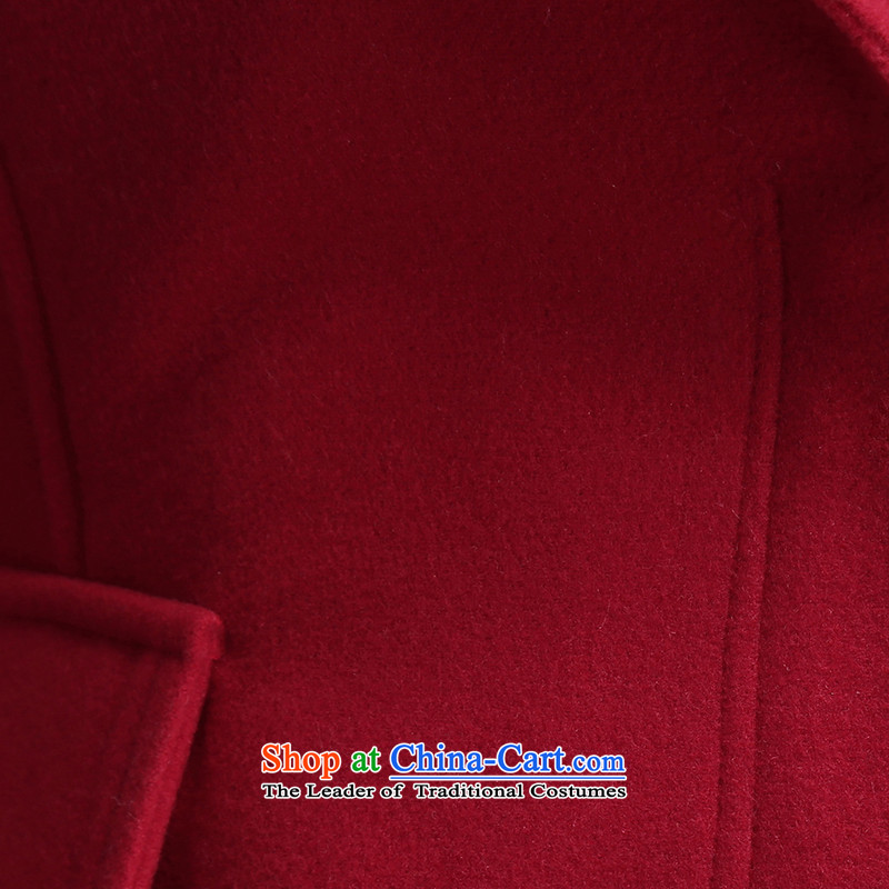 Happy Times (发南美州之夜) 2015 autumn and winter new women's new Sau San warm large stylish cashmere overcoat jacket gross temperament? large red XL, happy times (发南美州之夜) , , , shopping on the Internet