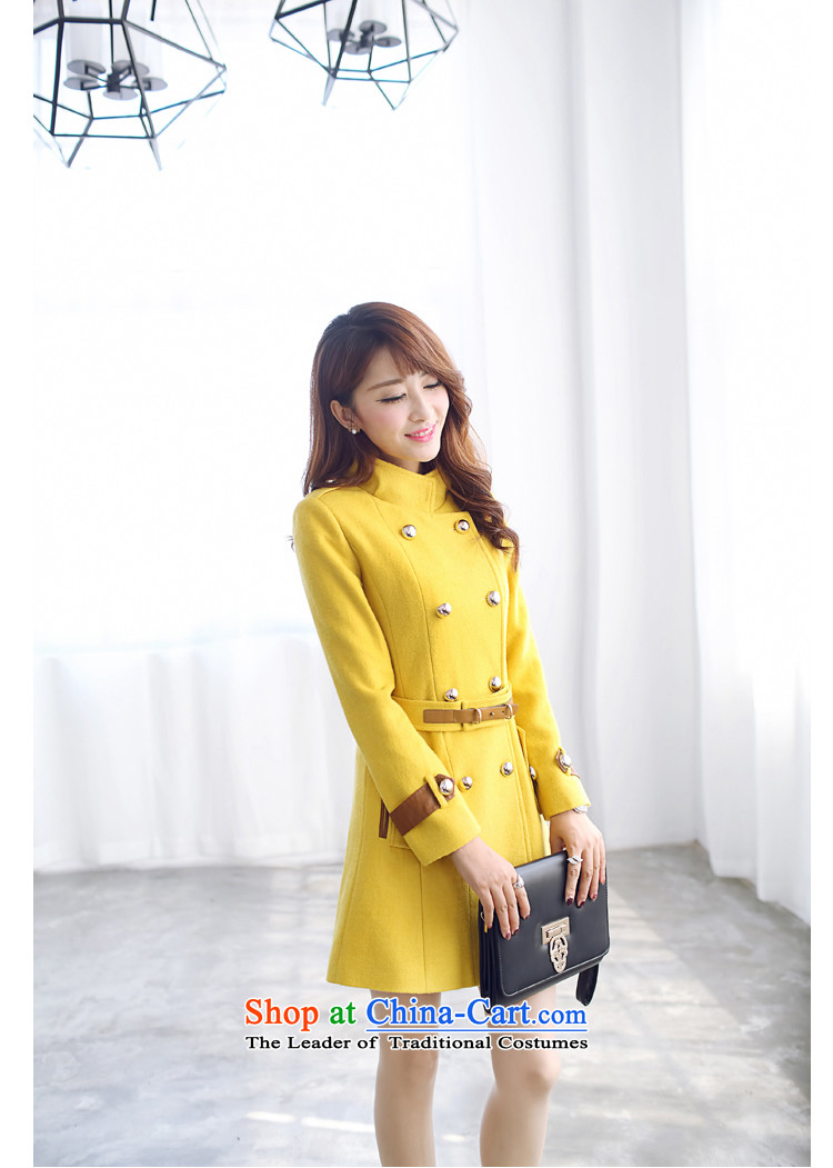 8Pak 2015 new products in the autumn and winter long double-collar able jacket coat? female hair white S picture, prices, brand platters! The elections are supplied in the national character of distribution, so action, buy now enjoy more preferential! As soon as possible.