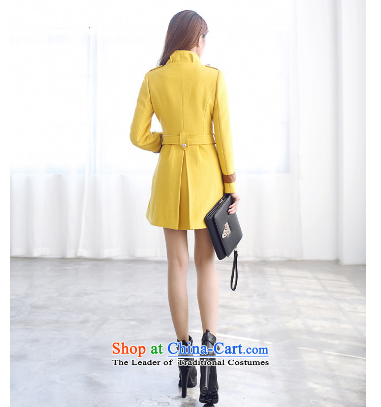 8Pak 2015 new products in the autumn and winter long double-collar able jacket coat? female hair white S picture, prices, brand platters! The elections are supplied in the national character of distribution, so action, buy now enjoy more preferential! As soon as possible.