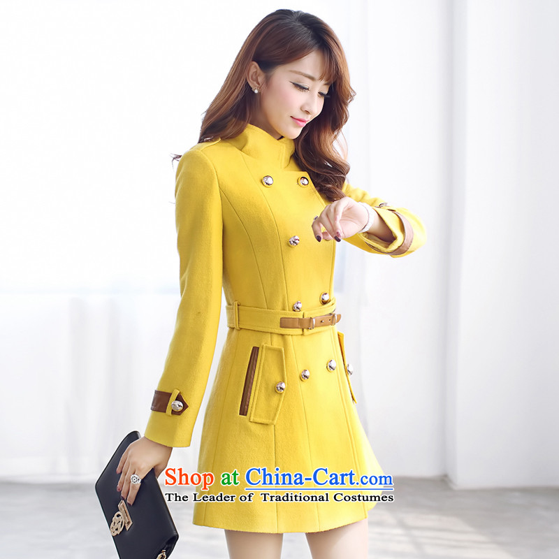 8Pak 2015 new products in the autumn and winter long double-collar able jacket coat? female hair white S, 8P , , , shopping on the Internet