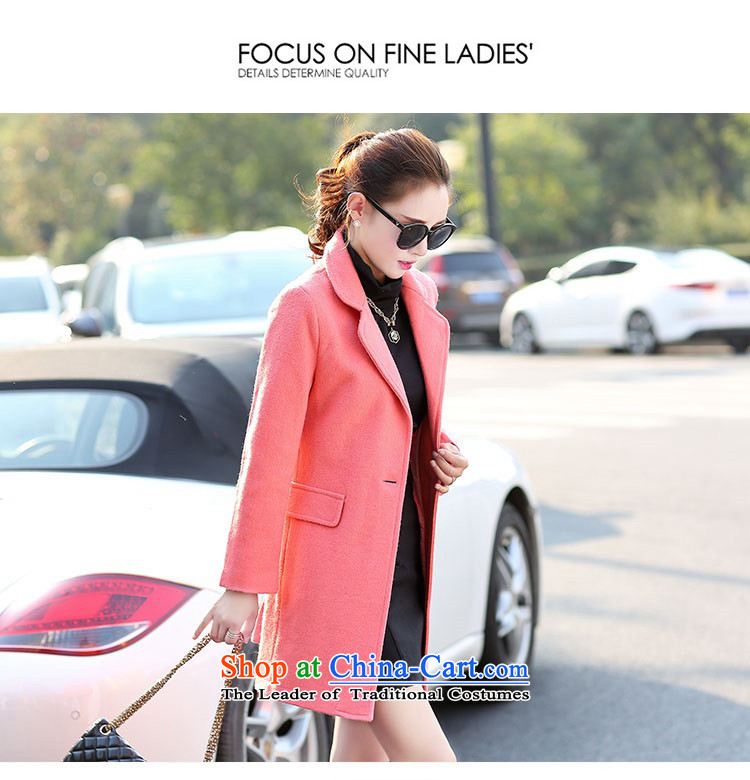Gil Wo Ika 2015 winter long Korean pure color long-sleeved new commuter coats children who decorated? What gross jacket orange XL Photo, prices, brand platters! The elections are supplied in the national character of distribution, so action, buy now enjoy more preferential! As soon as possible.