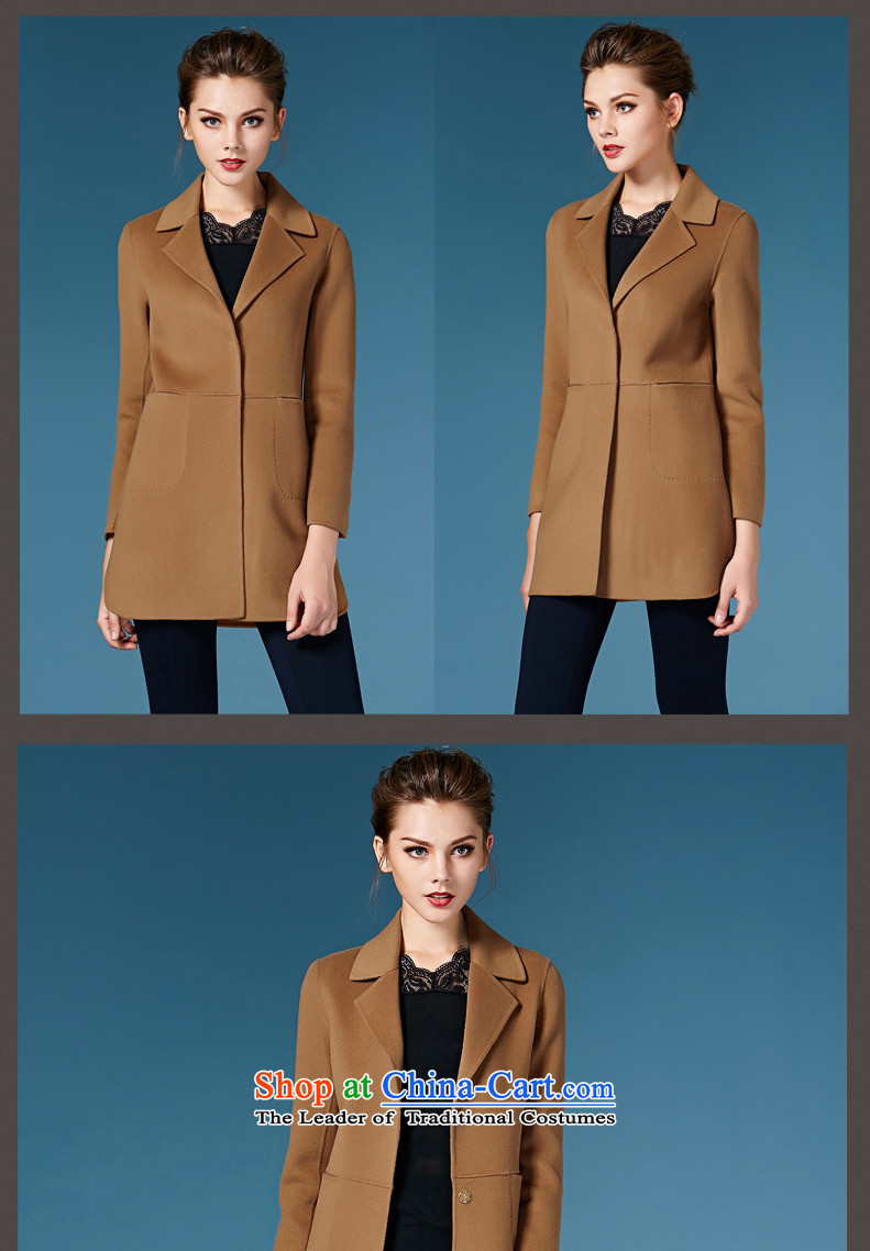 Gewhy 2015 autumn and winter new products non-duplexing cashmere overcoat female hair?? in Europe and the long overcoat so gross coats female dark red L picture, prices, brand platters! The elections are supplied in the national character of distribution, so action, buy now enjoy more preferential! As soon as possible.