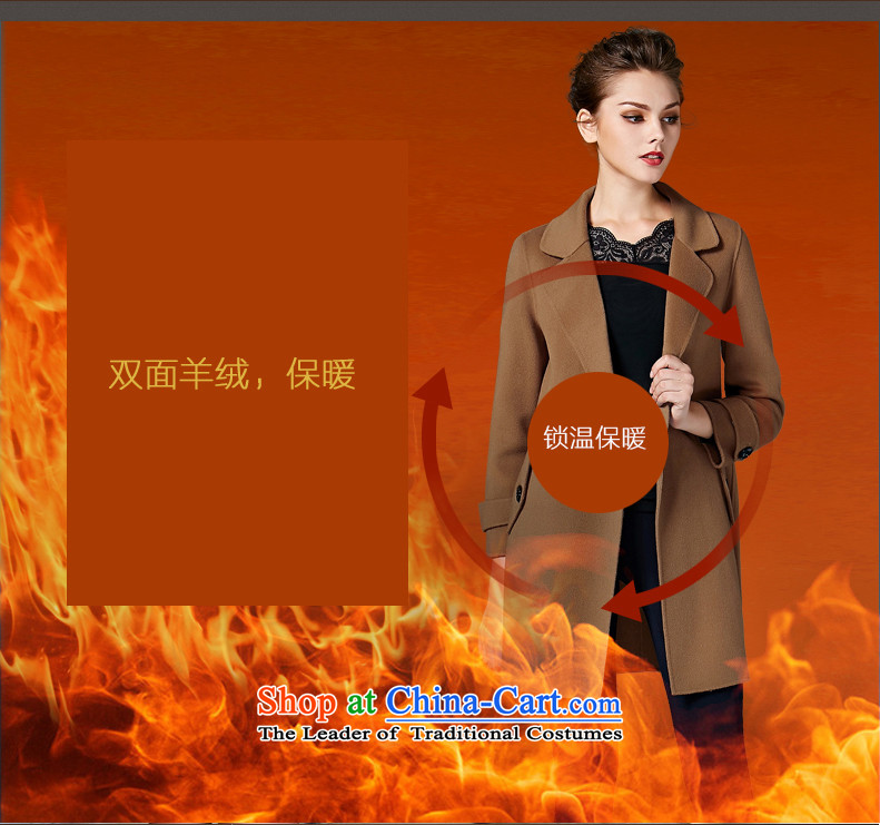 2015 Autumn and winter GEWHY new non-duplexing cashmere overcoat female hair? jacket 158089 wine red L picture, prices, brand platters! The elections are supplied in the national character of distribution, so action, buy now enjoy more preferential! As soon as possible.