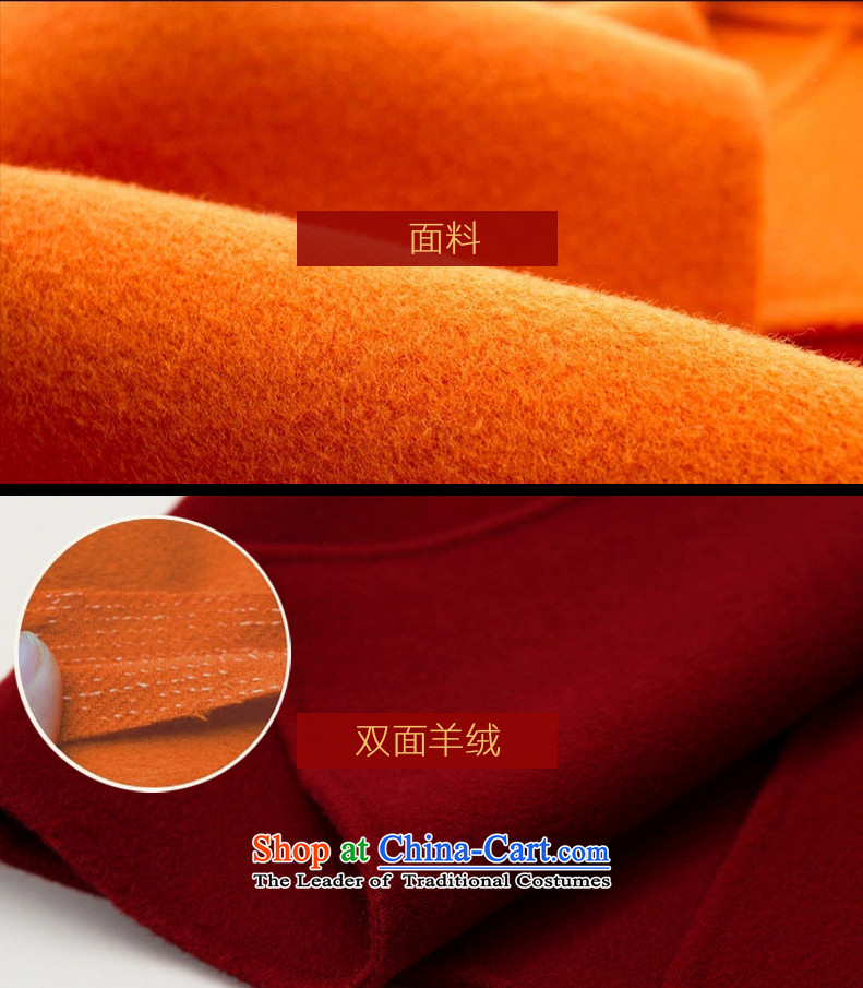 2015 Autumn and winter GEWHY new non-duplexing cashmere overcoat female hair? jacket 158089 wine red L picture, prices, brand platters! The elections are supplied in the national character of distribution, so action, buy now enjoy more preferential! As soon as possible.