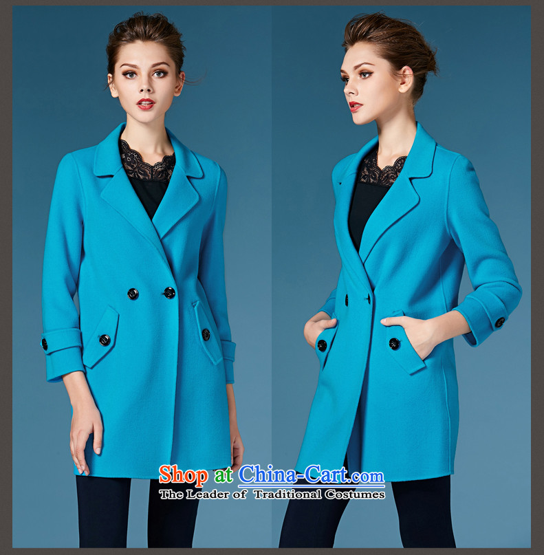 2015 Autumn and winter GEWHY new non-duplexing cashmere overcoat female hair? jacket 158089 wine red L picture, prices, brand platters! The elections are supplied in the national character of distribution, so action, buy now enjoy more preferential! As soon as possible.