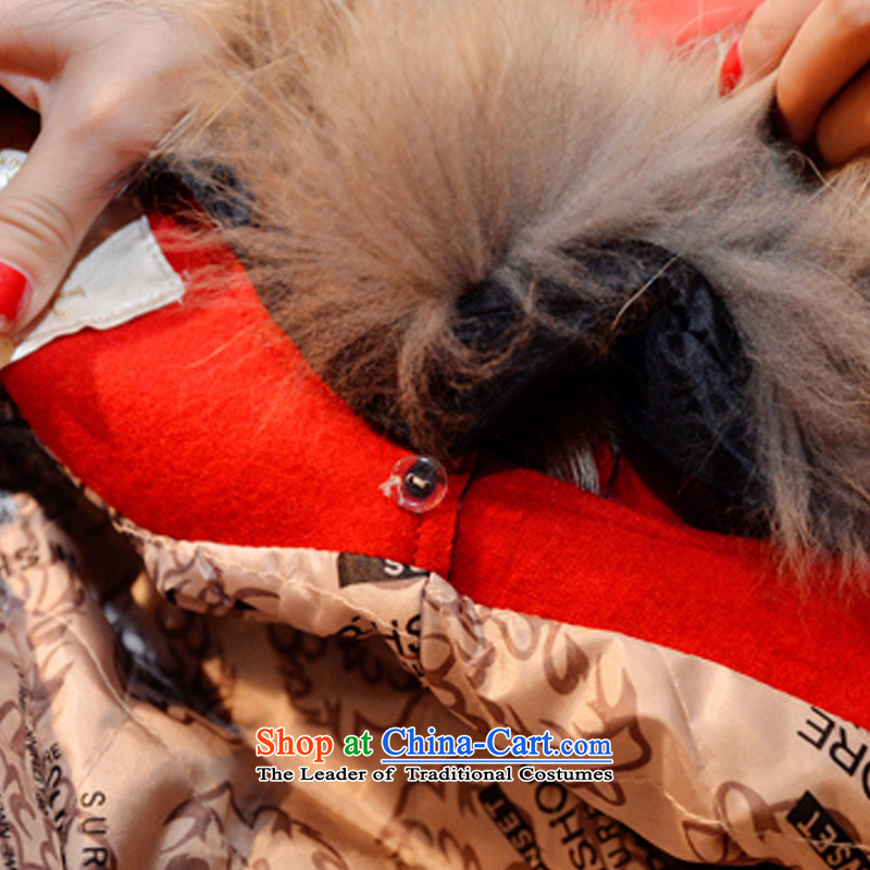 Fei Yan estimated 2015 autumn and winter coats gross new female Korean?   COTTON SHORT of folder? jacket female khaki XL, Fei Yan-lan , , , shopping on the Internet