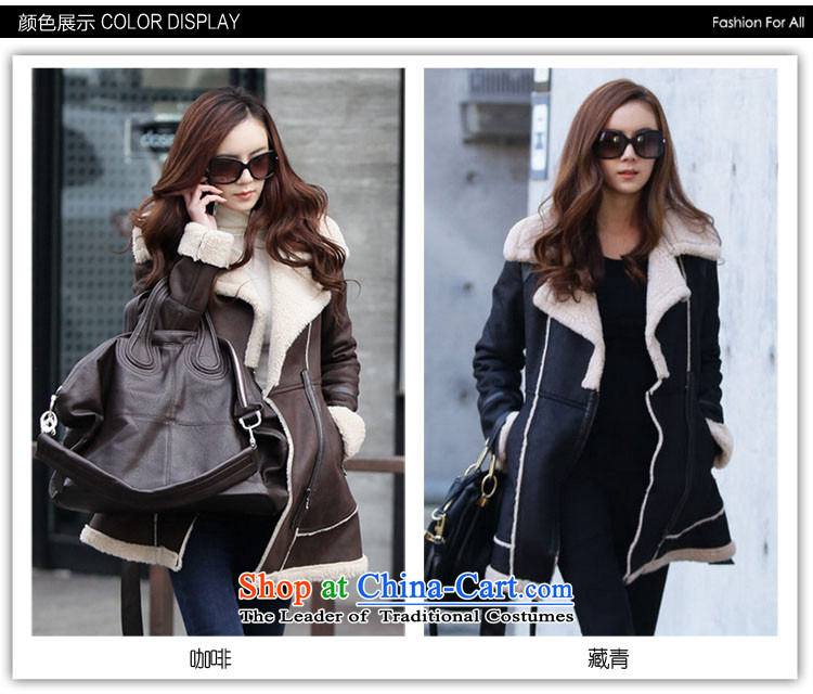 The concept of gross? 2015 winter coats female Lamb Wool female Korean gross deerskin Fleece Jacket coat of female women? Brown  XXL picture, prices, brand platters! The elections are supplied in the national character of distribution, so action, buy now enjoy more preferential! As soon as possible.