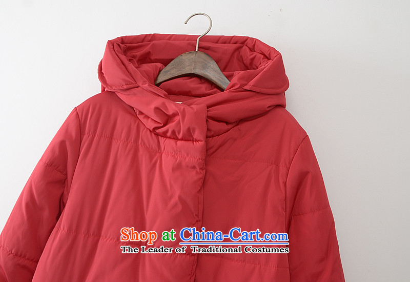 2015 mm thick sister thick autumn and winter load large foreign trade with Europe and cotton, cotton coat extra 200 catties red jacket 4XL Photo, prices, brand platters! The elections are supplied in the national character of distribution, so action, buy now enjoy more preferential! As soon as possible.