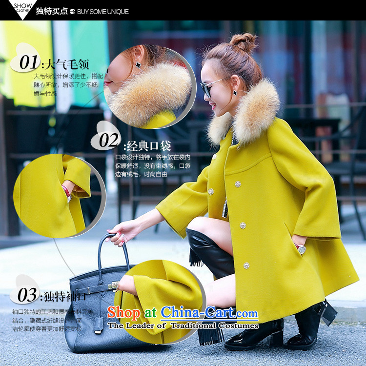 Sin has been loaded for autumn and winter 2015 Korean female new products? What gross winter coats sub-Nagymaros case for women in the gross? jacket long yellow         M picture, prices, brand platters! The elections are supplied in the national character of distribution, so action, buy now enjoy more preferential! As soon as possible.