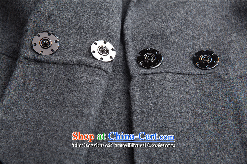 Hengyuan Cheung 100% Pure Wool double-side COAT 2015 autumn and winter Ms. new Korean long gray jacket gross? M picture, prices, brand platters! The elections are supplied in the national character of distribution, so action, buy now enjoy more preferential! As soon as possible.