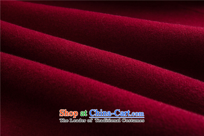 Hengyuan Cheung 100% Pure Wool double-side COAT 2015 autumn and winter new Korean president in the long dark red jacket? gross M picture, prices, brand platters! The elections are supplied in the national character of distribution, so action, buy now enjoy more preferential! As soon as possible.