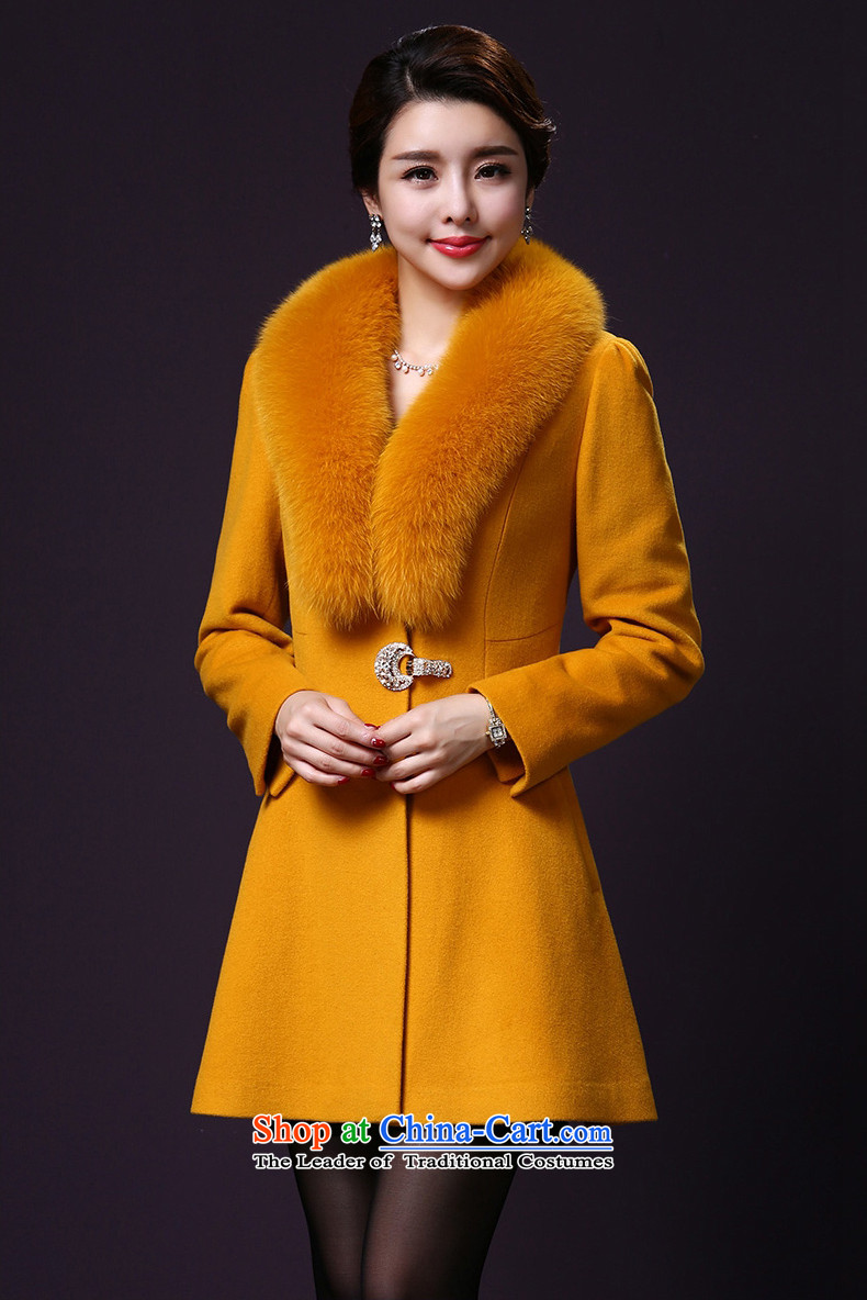 The Multimedia Room 2015 Is skirt coats female Korean winter thick new larger gross? 
